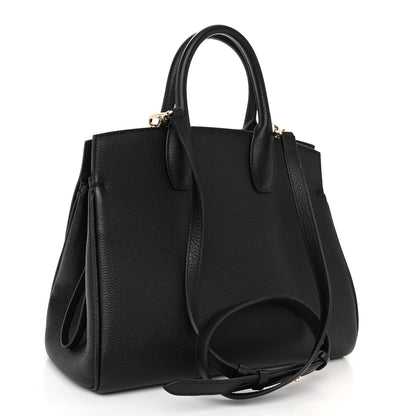 Salvatore Ferragamo Calfskin The Studio Bag Black 3 of 11