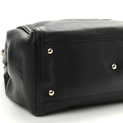 Gucci Pebbled Calfskin Medium Soho Shoulder Bag Black 10 of 11