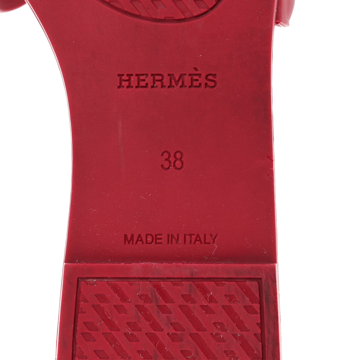 Hermes Rubber Aloha Sandals 38 Rose Baie 8 of 9
