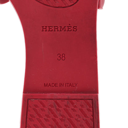 Hermes Rubber Aloha Sandals 38 Rose Baie 8 of 9