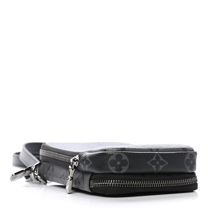 Louis Vuitton Monogram Eclipse Reverse Double Phone Pouch 4 of 10