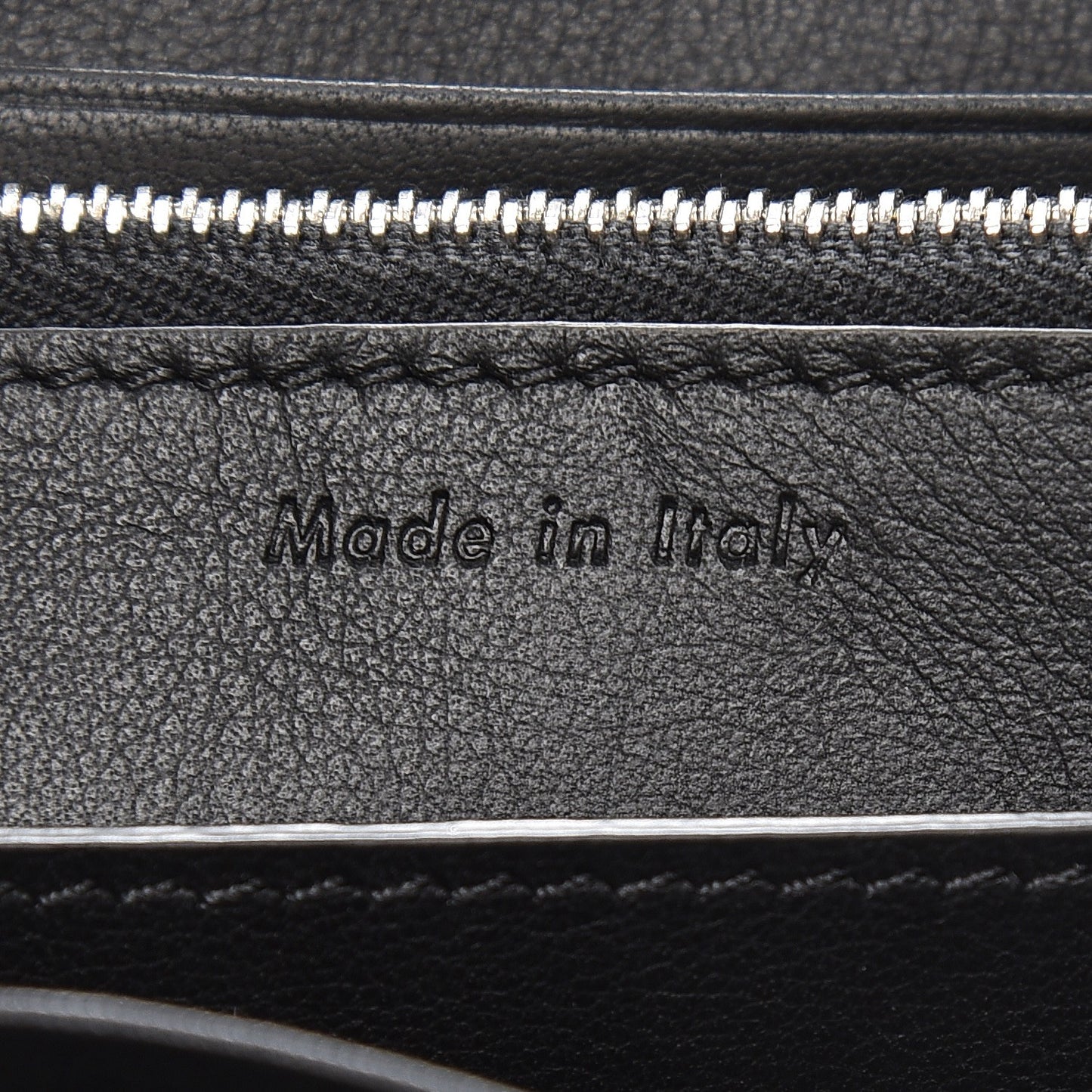 Grained Calfskin Medium Trotteur Multifunction Flap Wallet Black