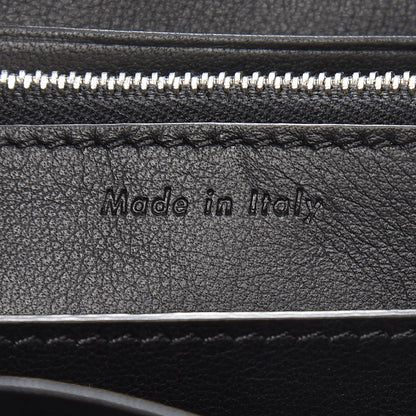 Celine Grained Calfskin Medium Trotteur Multifunction Flap Wallet Black 6 of 6