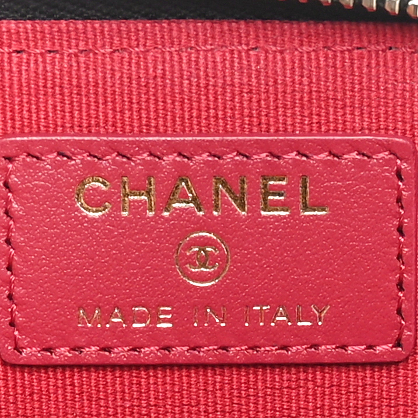 Chanel Lambskin Quilted Chanel 19 Zip Around Coin Purse Wallet Black 6 of 8
