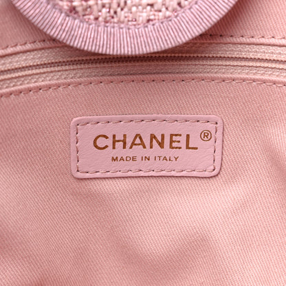 Chanel Lurex Boucle Deauville Medium Tote Pink 6 of 7