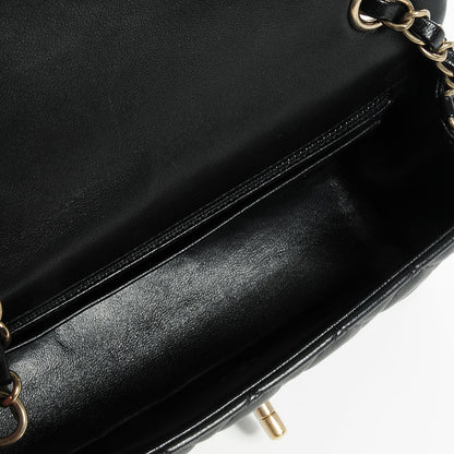 Chanel Lambskin Quilted Mini Rectangular Flap Black 7 of 8