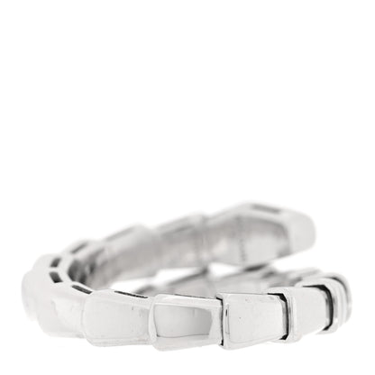 Bulgari 18K White Gold Serpenti Viper Ring XS 3 of 4