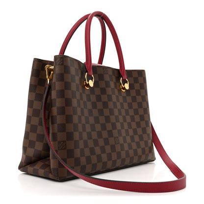 Louis Vuitton Damier Ebene LV Riverside Lie De Vin 3 of 11