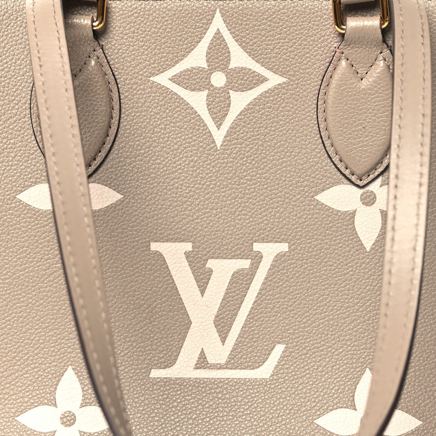Louis Vuitton Empreinte Monogram Giant Onthego MM Tourterelle Creme 7 of 14