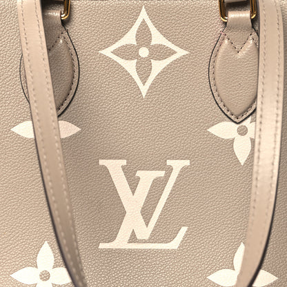 Louis Vuitton Empreinte Monogram Giant Onthego MM Tourterelle Creme 7 of 14