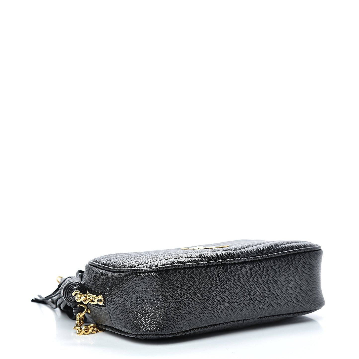 Grain De Poudre Matelasse Monogram Mini Lou Camera Bag Black