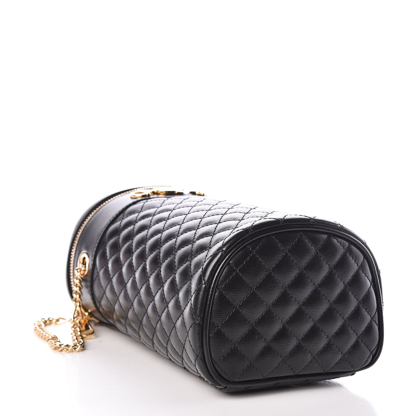 Calfskin Trapuntata Zumi Belt Bag Black