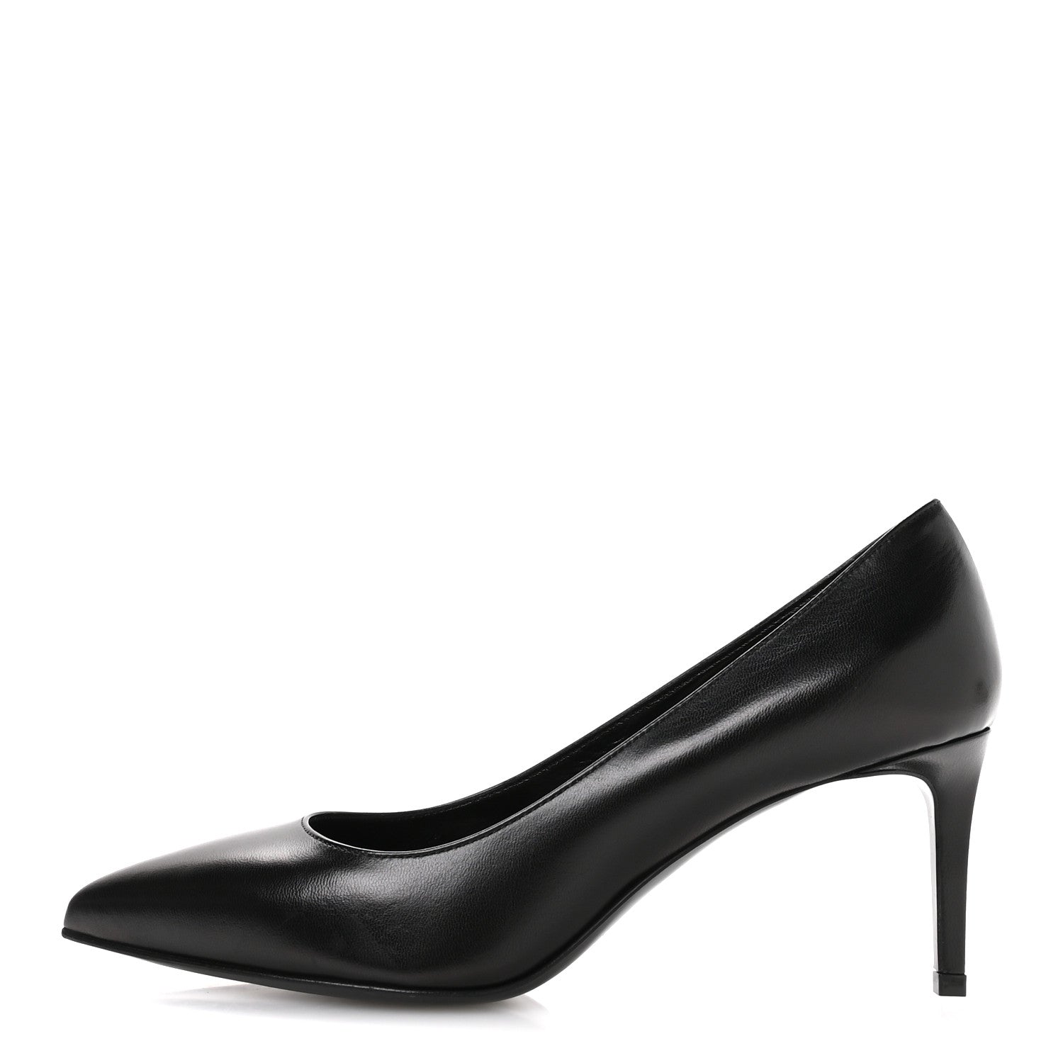 Saint Laurent Calfskin Anja 85 Pumps 36 Black 1 of 9