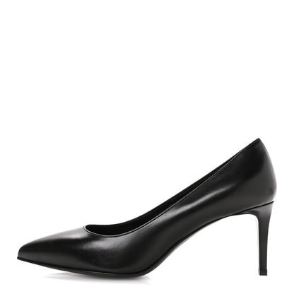 Saint Laurent Calfskin Anja 85 Pumps 36 Black 1 of 9