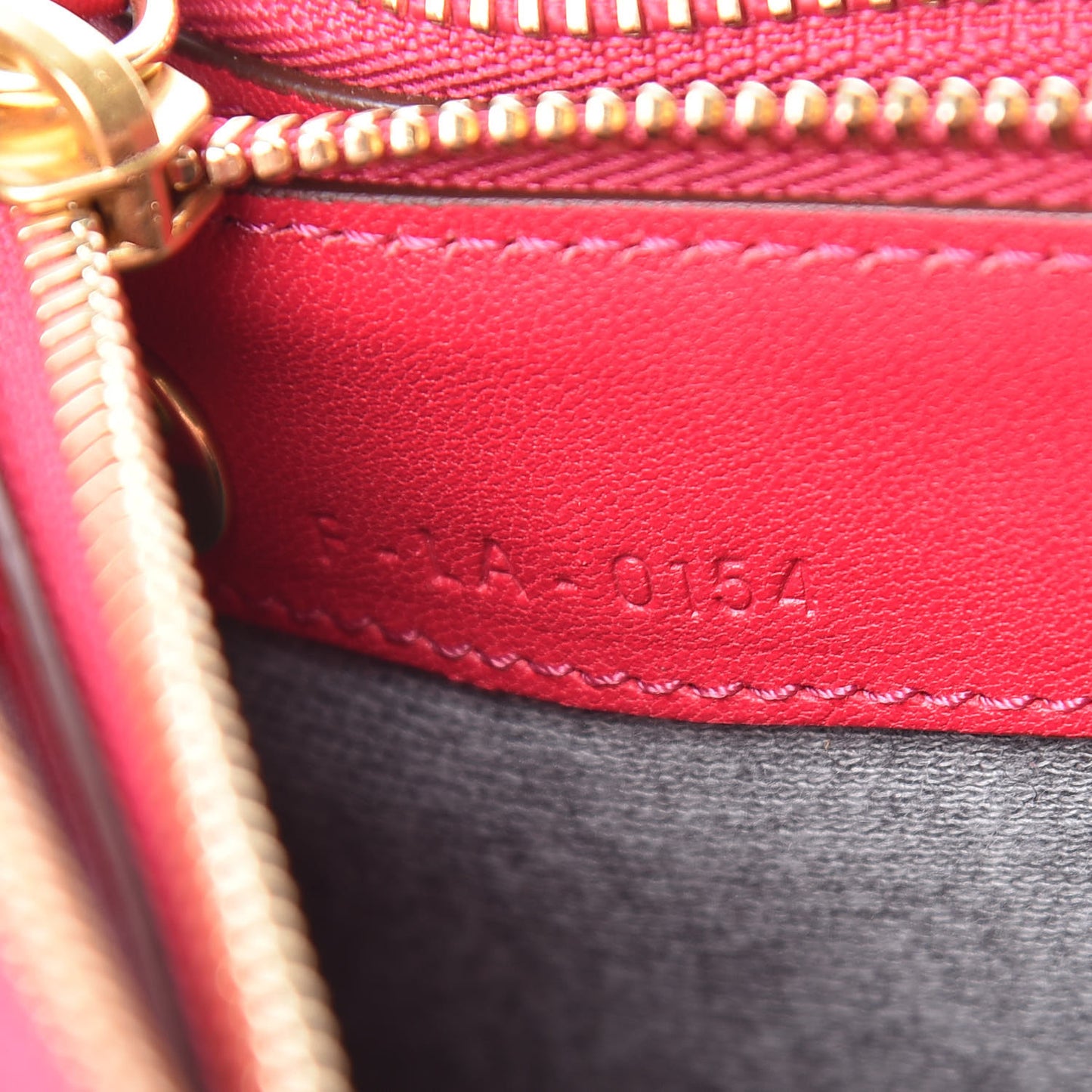 Lambskin Large Trio Crossbody Bag Fuchsia
