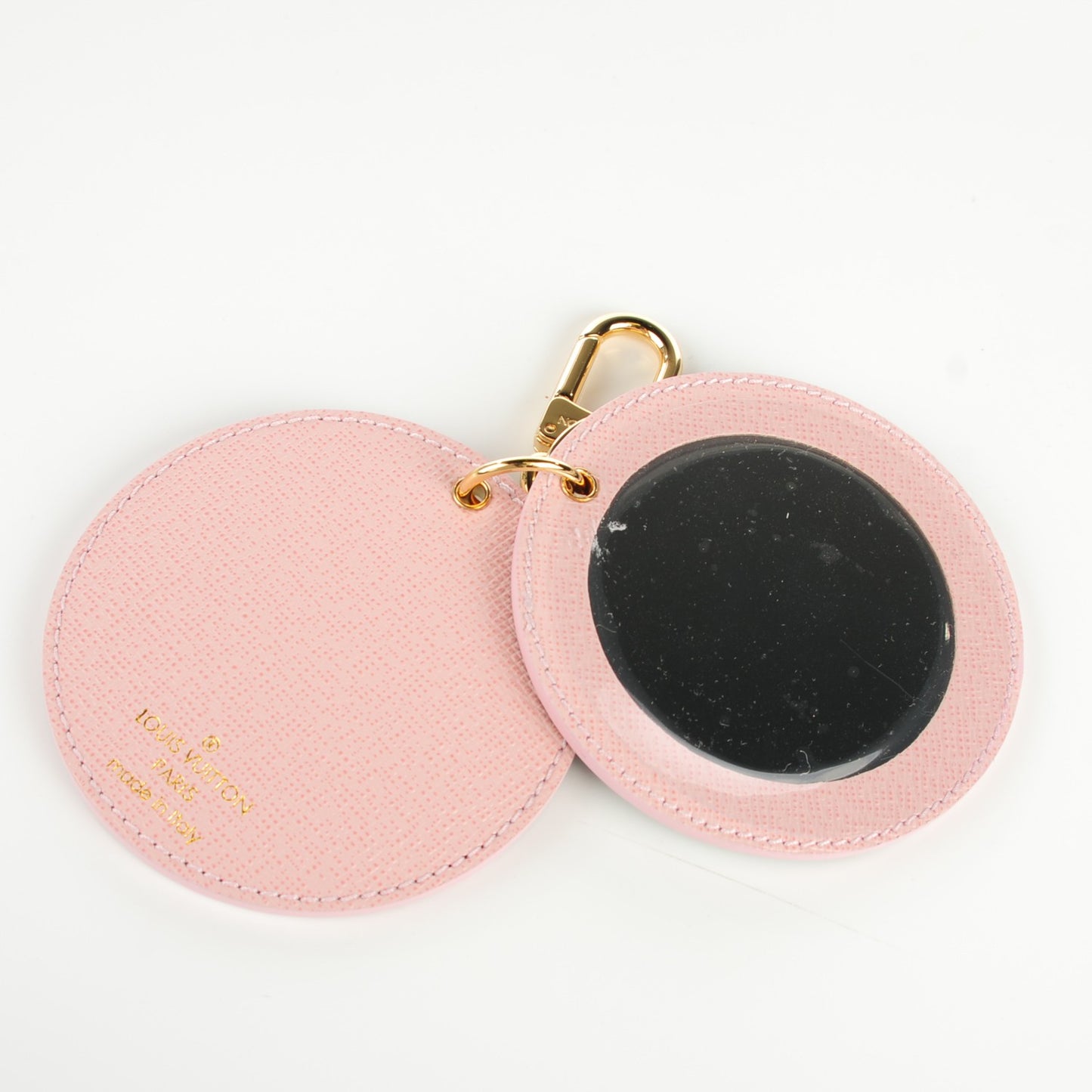 Monogram LV Mirror Key Holder Rose Ballerine
