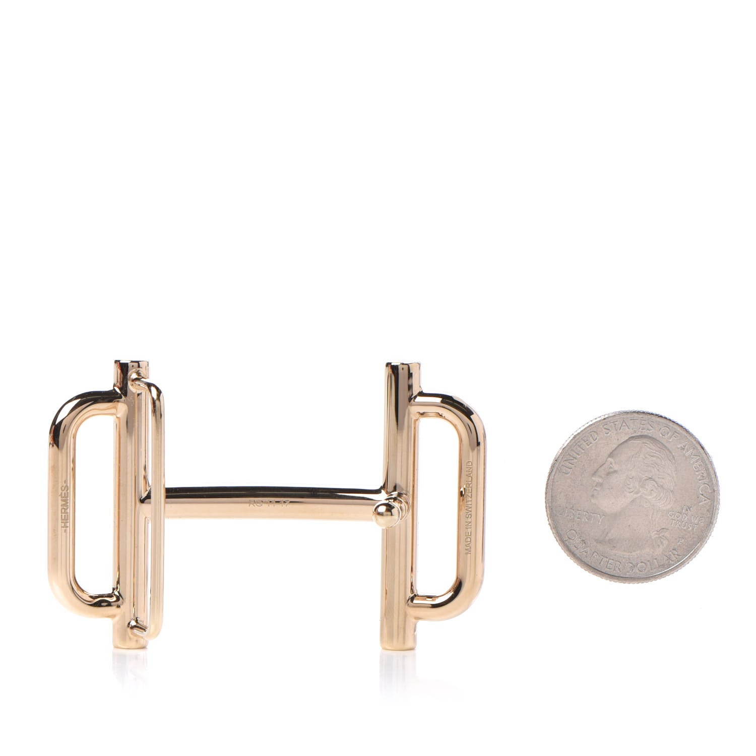 Hermes Permabrass 32mm Gamma Belt Buckle 2 of 5