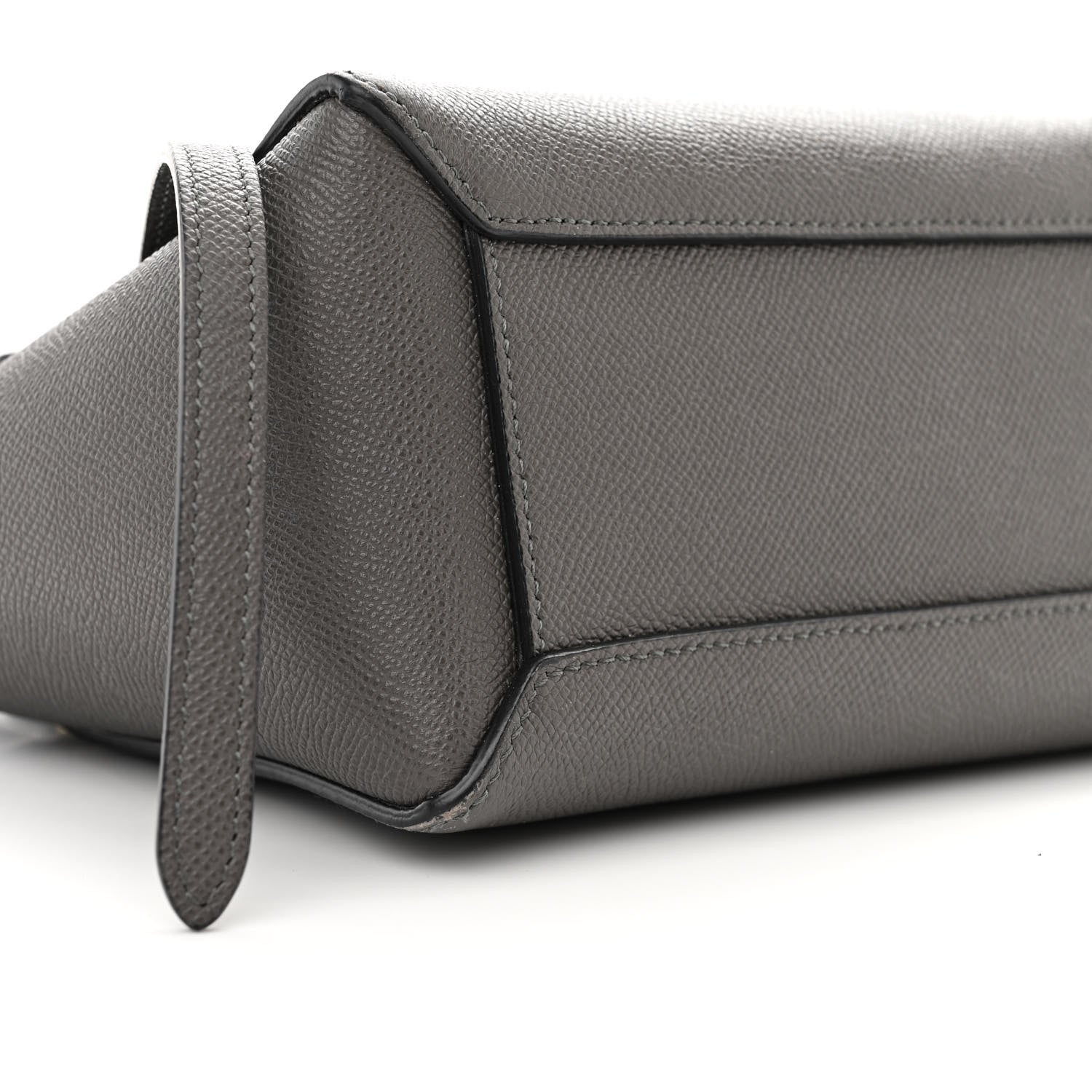 Celine Grained Calfskin Nano Belt Bag Grey 9 of 12