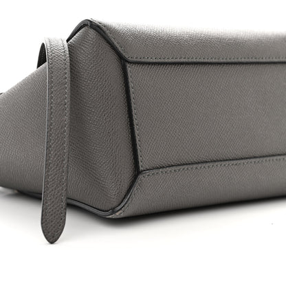 Celine Grained Calfskin Nano Belt Bag Grey 9 of 12
