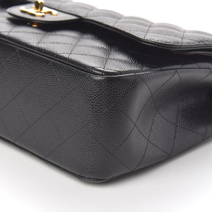 Chanel Caviar Quilted Jumbo Double Flap Black 9 of 11
