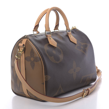 Louis Vuitton Reverse Monogram Giant Speedy Bandouliere 30 3 of 10