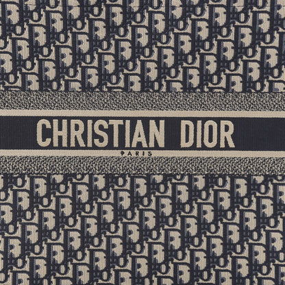Christian Dior Oblique Book Tote Blue Multicolor 6 of 7