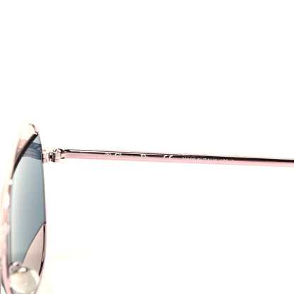 Christian Dior Metal Split 1 Aviator Sunglasses Pink Blue 5 of 6