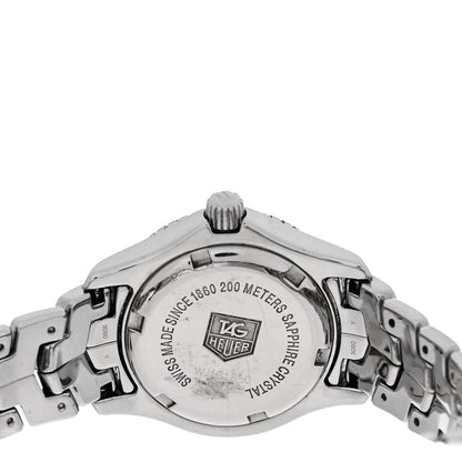 Tag Heuer Stainless Steel Diamond 27mm Link Quartz Watch Black WJ1318-0 4 of 5