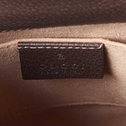 Gucci GG Supreme Monogram Web Small Ophidia Bucket Bag Brown 7 of 8