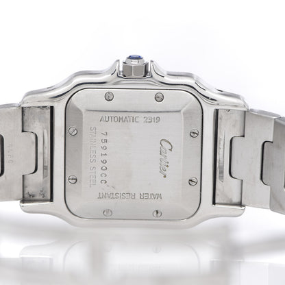 Cartier Stainless Steel 18K Yellow Gold 29mm Santos De Cartier Galbee Automatic Watch 5 of 8