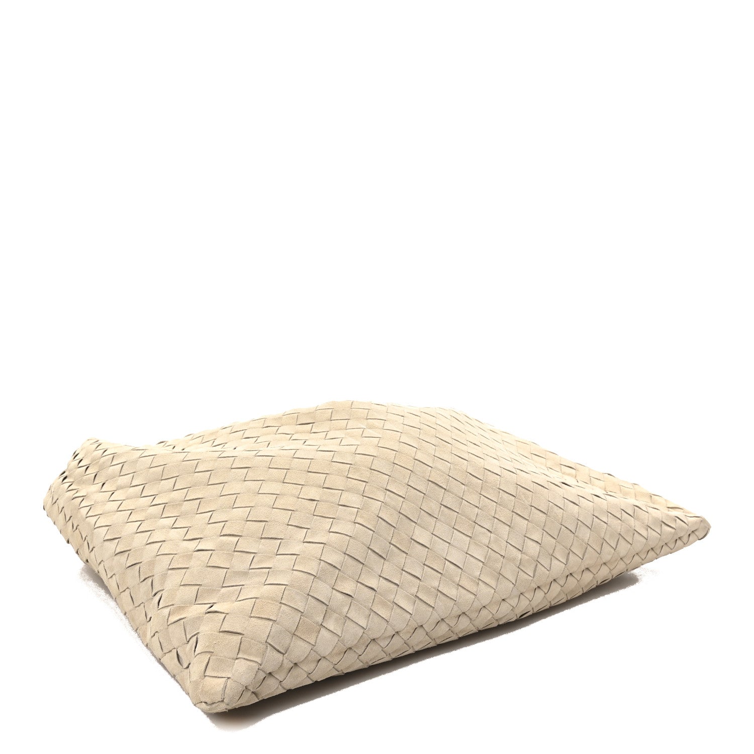 Bottega Veneta Suede Intrecciato Large Hop Ecru 4 of 9