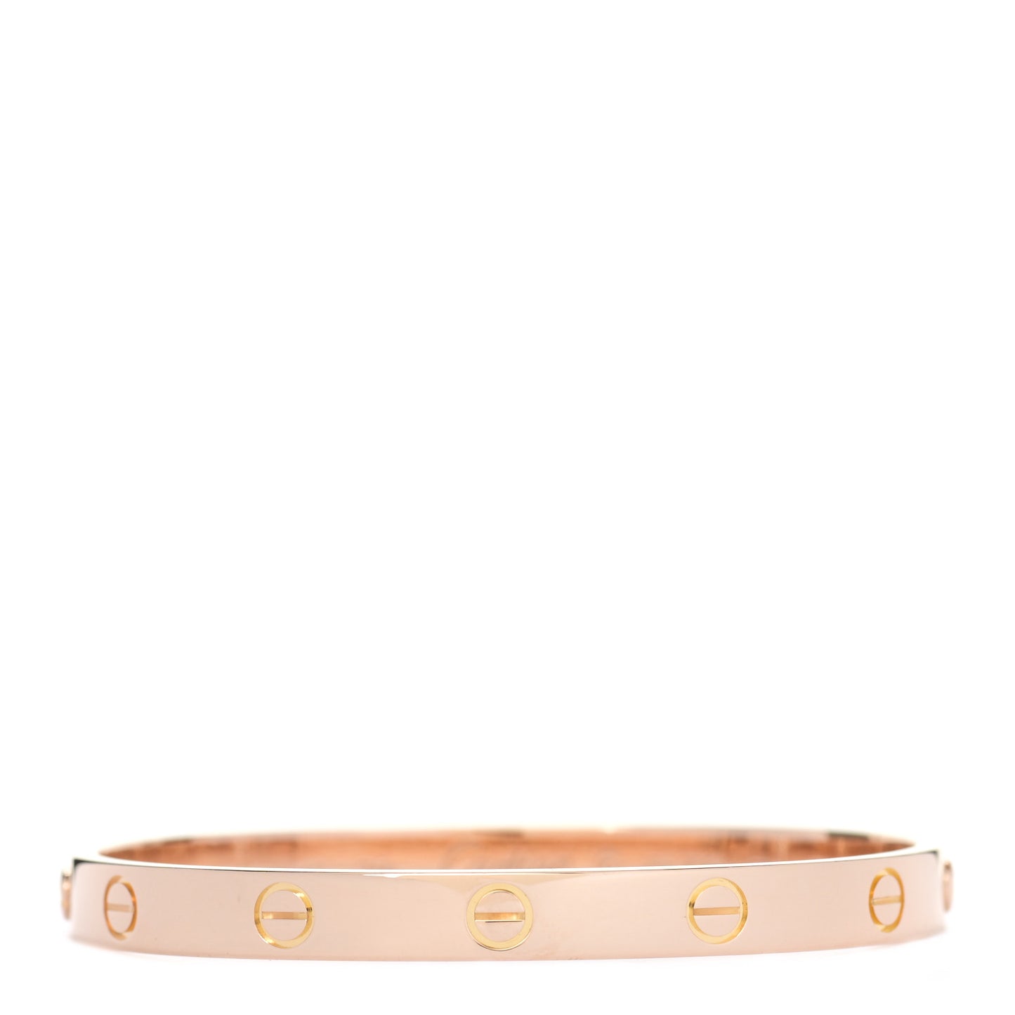 18K Pink Gold LOVE Bracelet 17