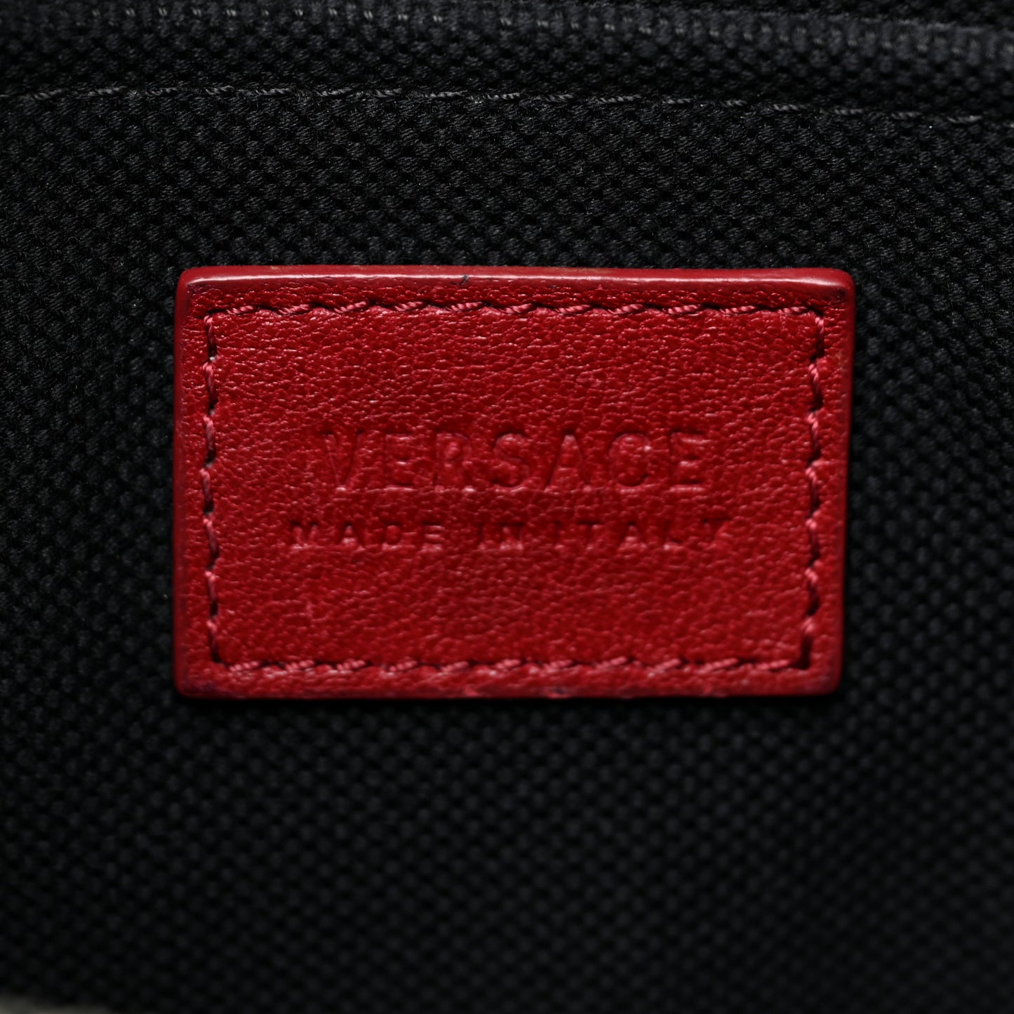 Calfskin Studded Crossbody Red
