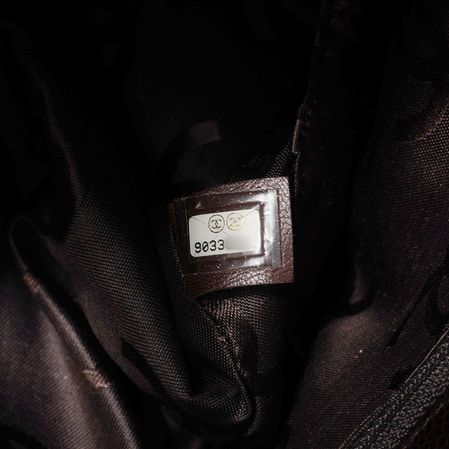 Chanel Caviar CC Stitched Large Tote Brown 7 of 7