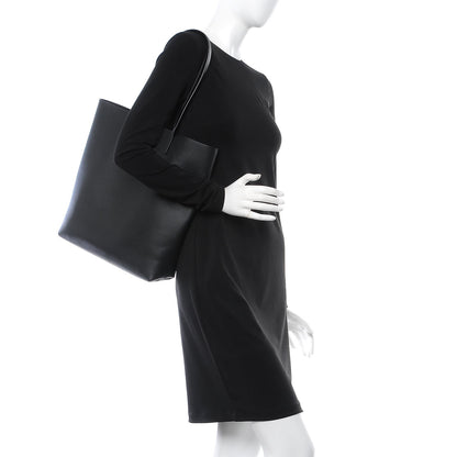Saint Laurent Calfskin Medium Shopping Tote Black 2 of 10