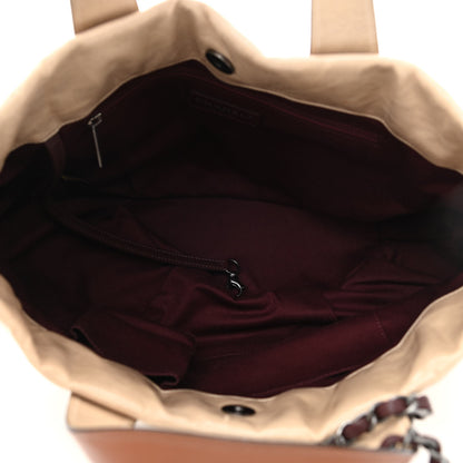 Chanel Iridescent Calfskin Small In the Mix Tote Beige Brown 5 of 13