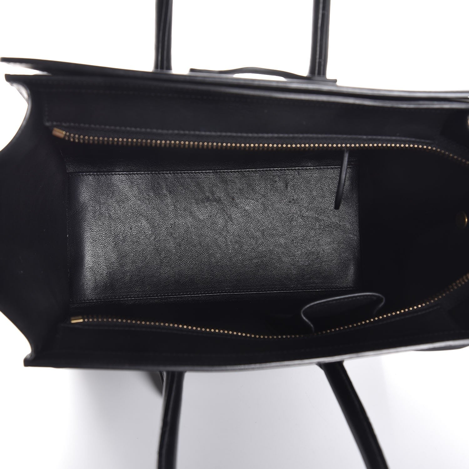 Celine Smooth Calfskin Micro Luggage Black 5 of 9