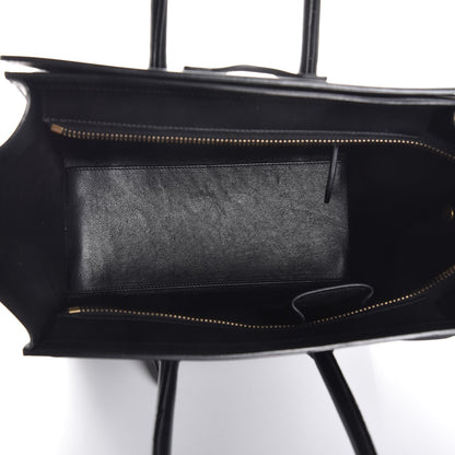 Celine Smooth Calfskin Micro Luggage Black 5 of 9