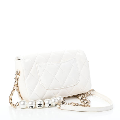 Chanel Lambskin Quilted Mini My Precious Flap White 3 of 10