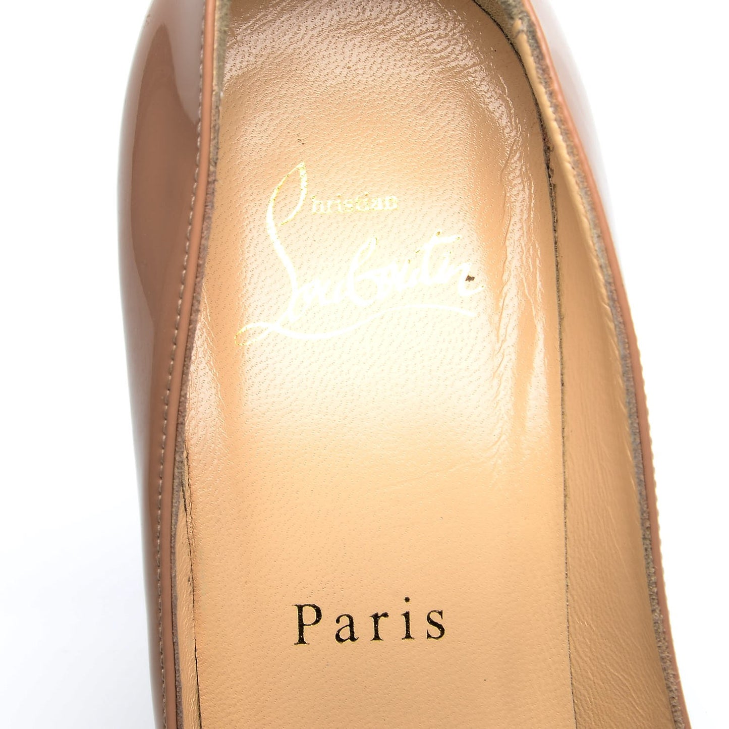 Patent Pigalle Follies 100 Pumps 36.5 Nude