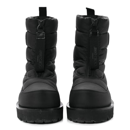 Jimmy Choo Quilted Barley Padded Nylon Kai Snow Boots 37 Black 2 of 7