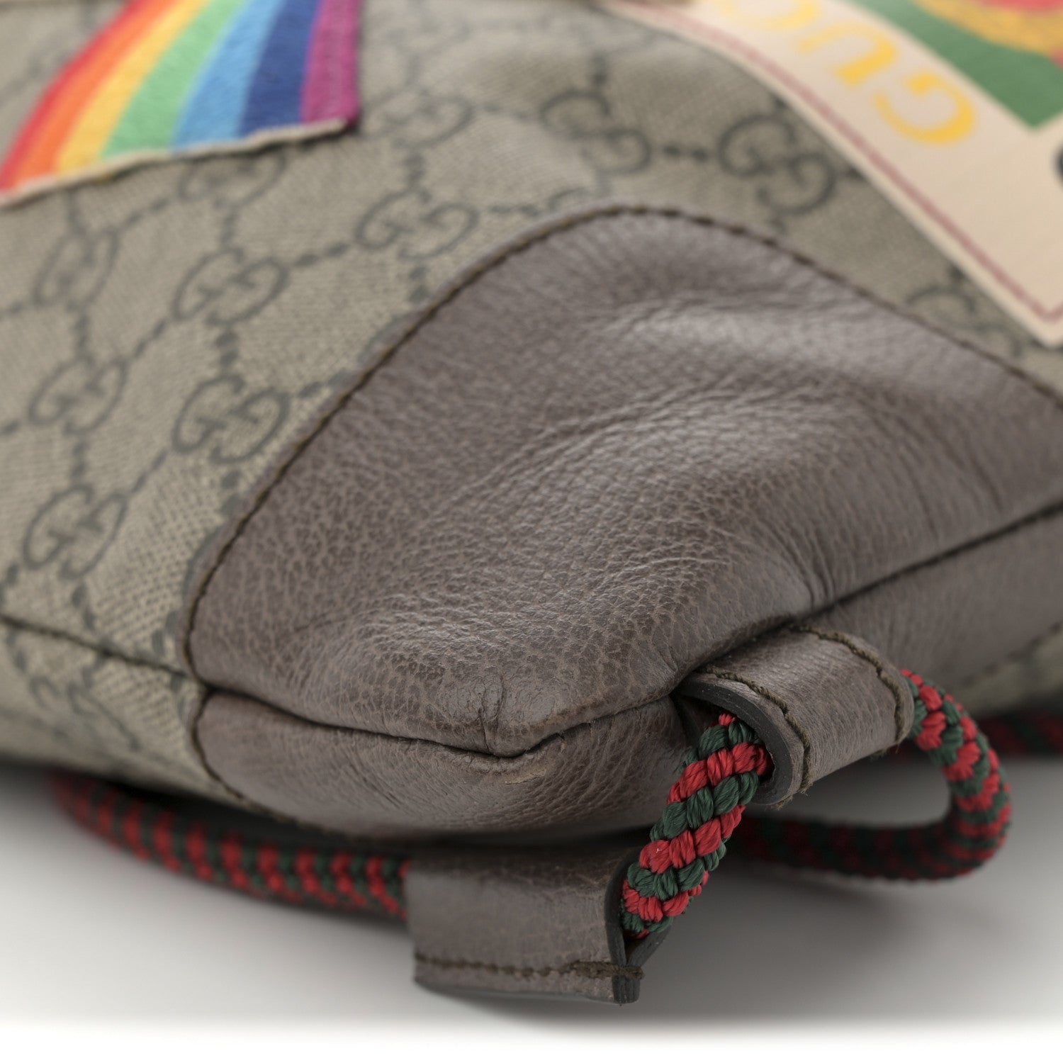 Gucci Soft GG Supreme Monogram Courrier Drawstring Backpack 10 of 10