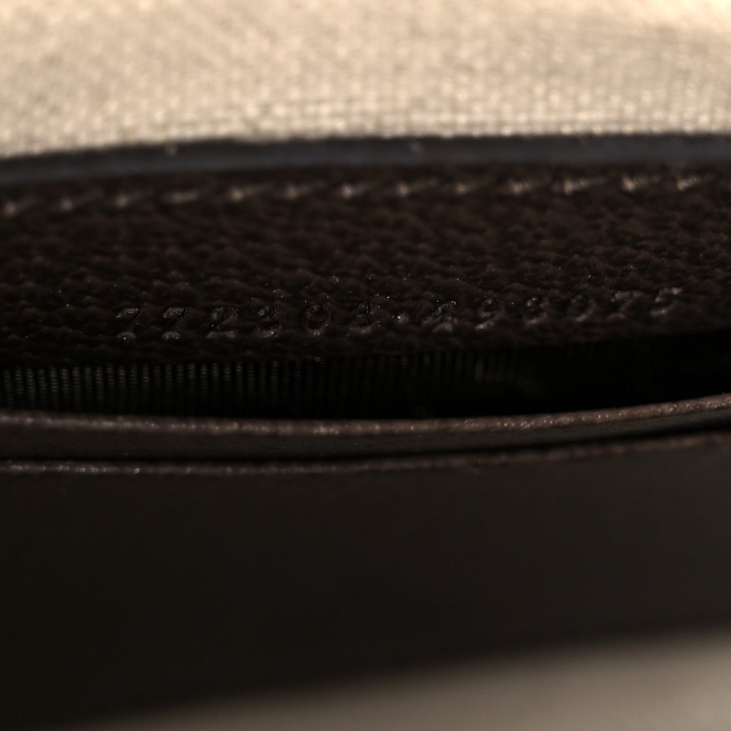 GG Supreme Monogram Textured Dollar Calfskin Small Ophidia Shoulder Bag Beige Ebony New Acero
