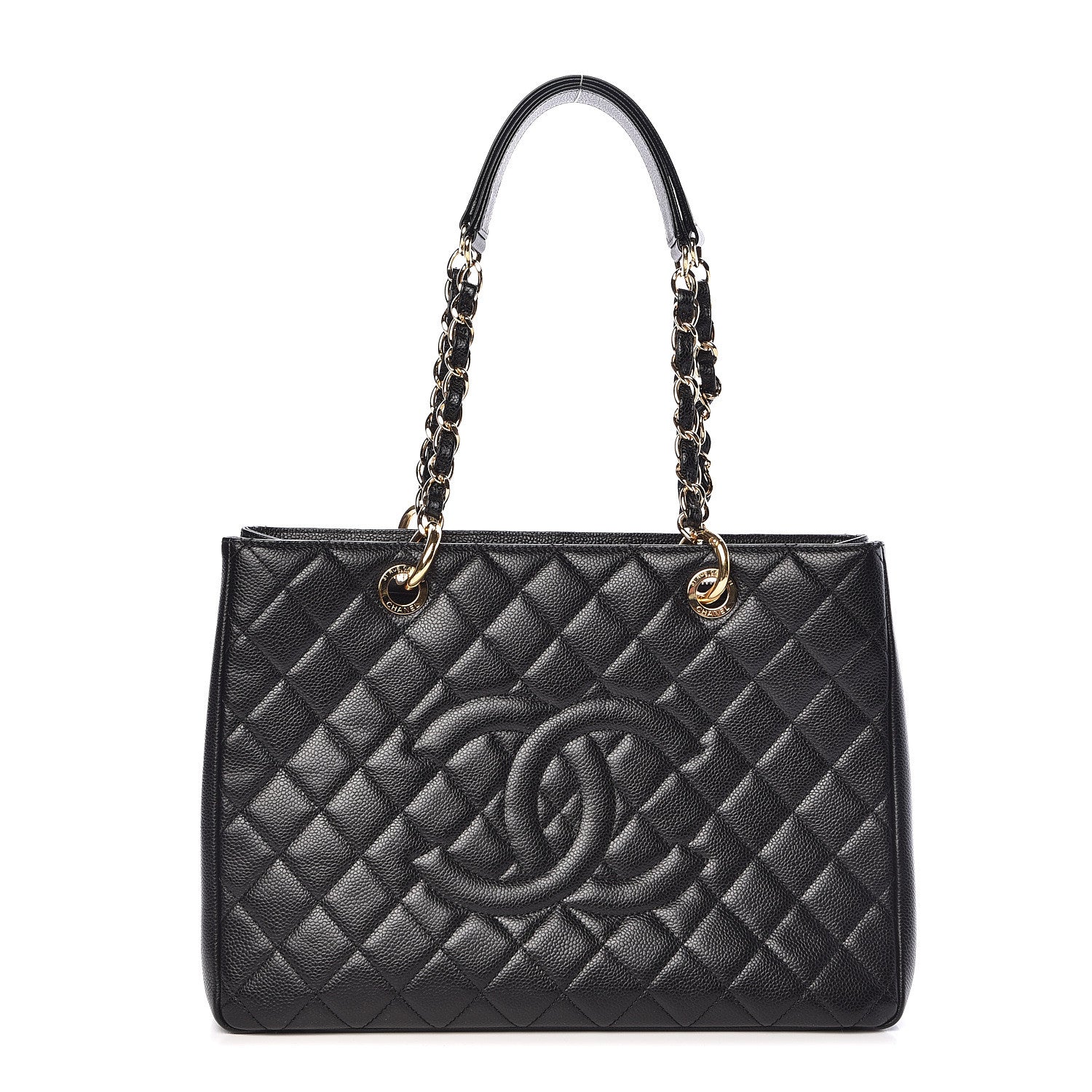 Chanel Caviar Quilted Grand Shopping Tote GST Black 1 of 10