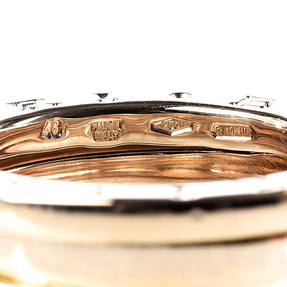 Bulgari 18K Yellow Gold B.Zero1 Three-Band Ring 48 4.5 5 of 5