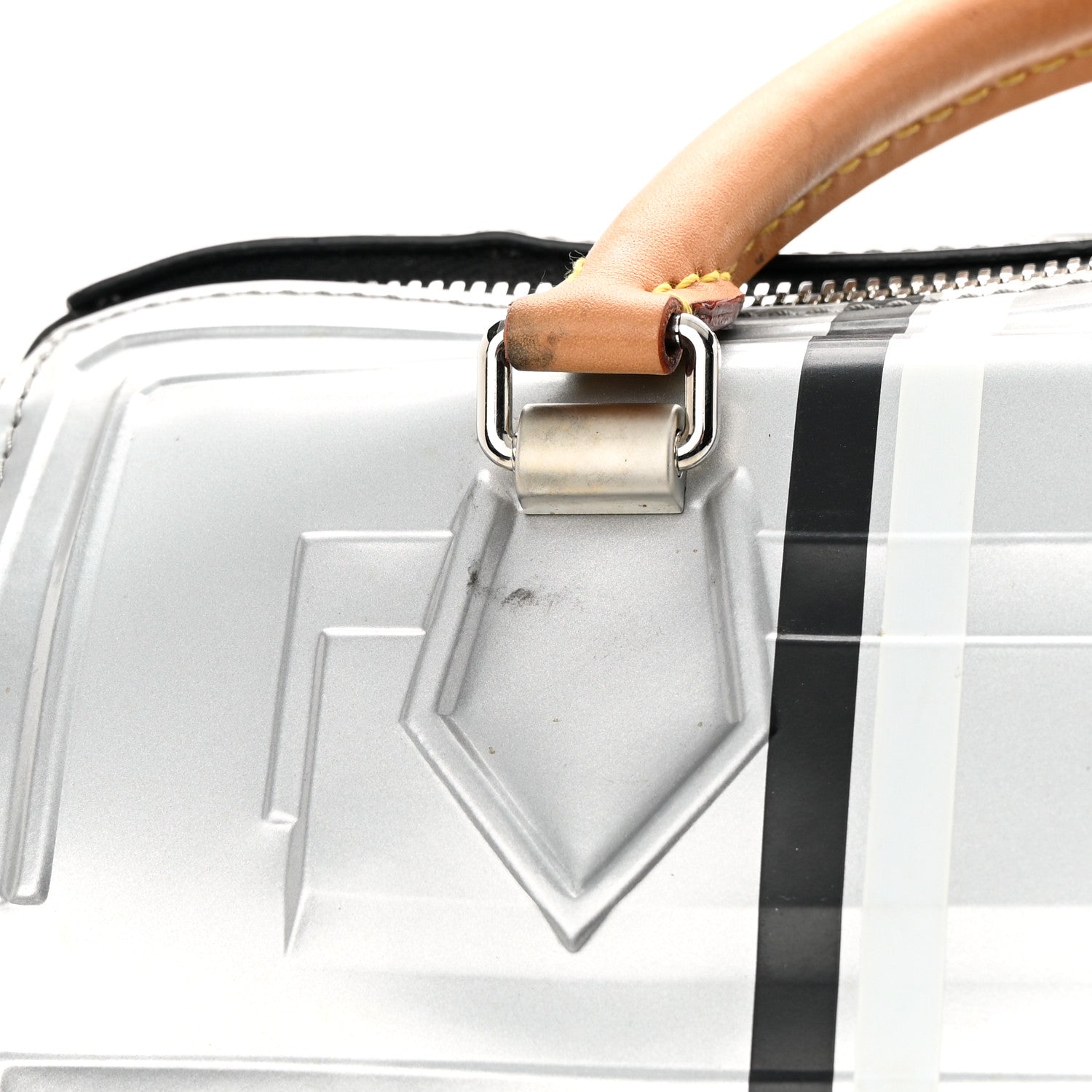 Louis Vuitton Epi Spaceship Embossed Speedy 25 Silver 11 of 15
