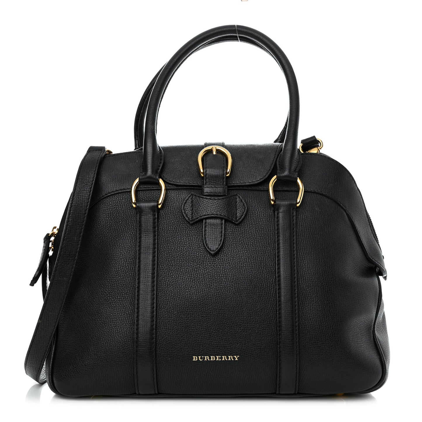 Derby Calfskin Medium Milverton Satchel Black