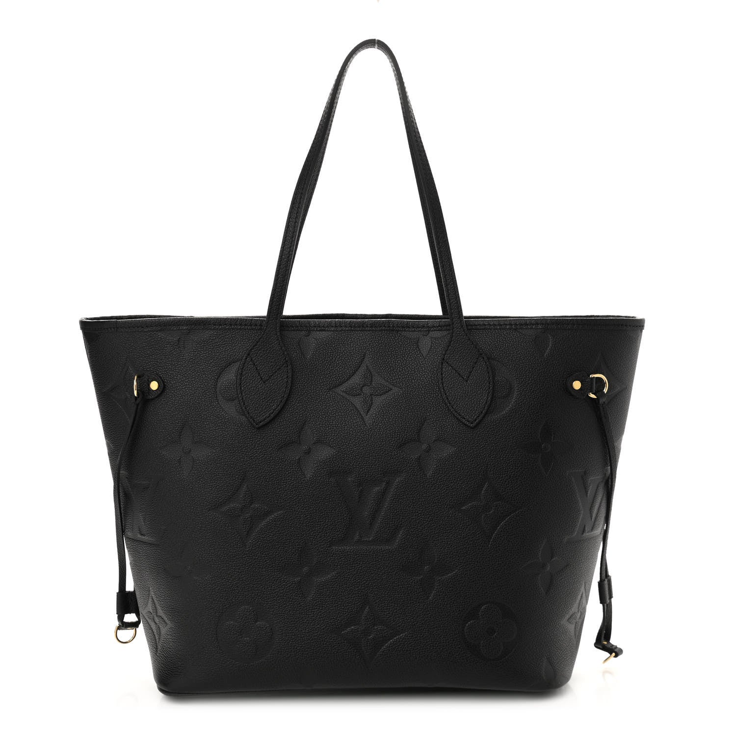 Louis Vuitton Empreinte Monogram Giant Neverfull MM Black 3 of 10