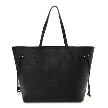 Louis Vuitton Empreinte Monogram Giant Neverfull MM Black 3 of 10
