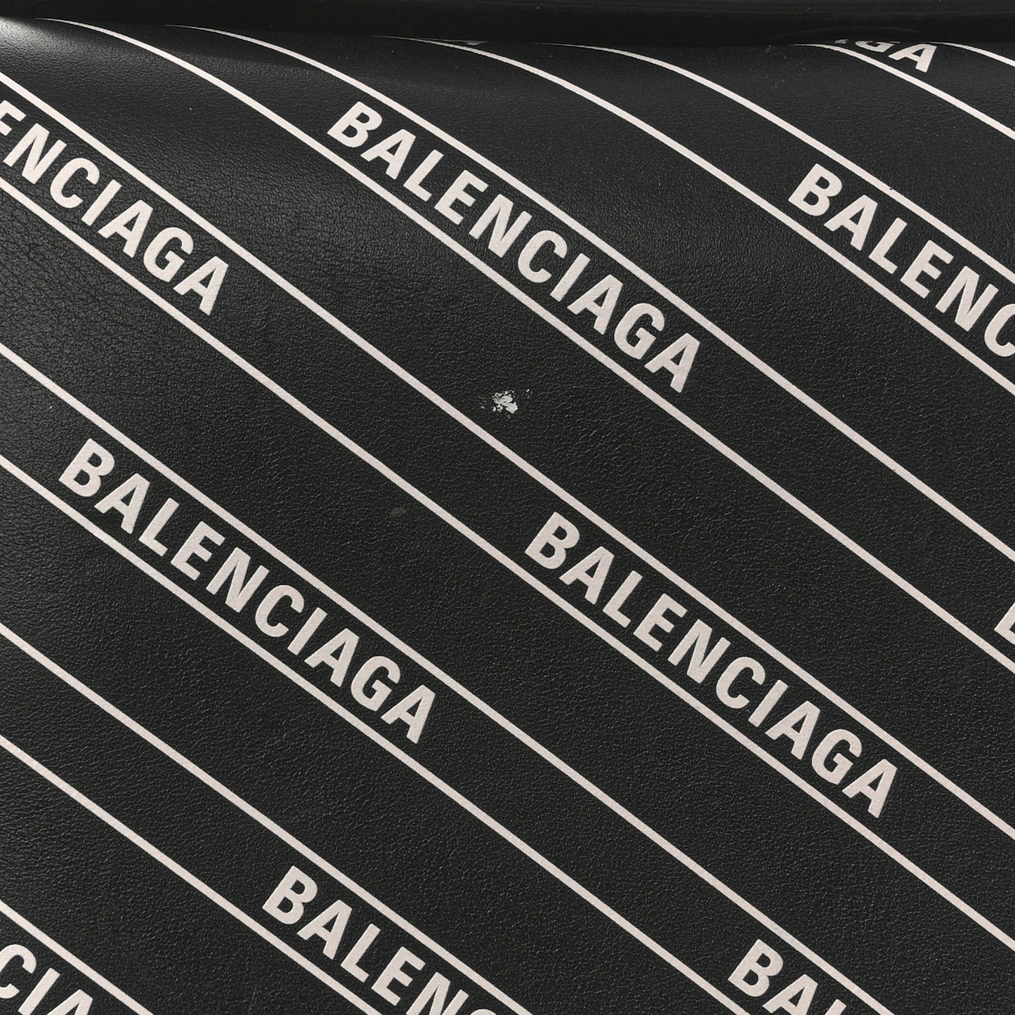 Calfskin All Over Logo Flap S Bag Black